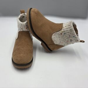 Cat & Jack Emmaline Zipper Booties size 8